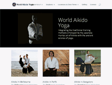 Tablet Screenshot of aikidoaustralia.com